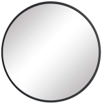 Duże Okrągłe  Lustro MODENA Black - Czarna Metalowa Rama - różne rozmiary