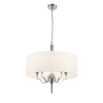 Lampa Wisząca PALACE - Nikiel & Biały