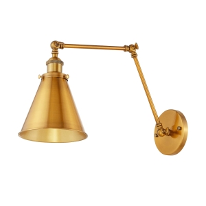Metalowy Ruchomy Kinkiet RENDAL No.2 Gold