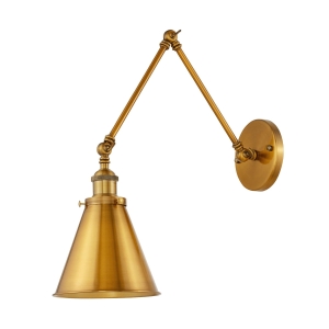Metalowy Ruchomy Kinkiet RENDAL No.2 Gold