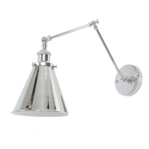 Metalowy Ruchomy Kinkiet RENDAL No.2 Silver
