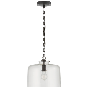 Szeroka Lampa Wisząca KATIE - Brązowa  | Thomas O'Brien  