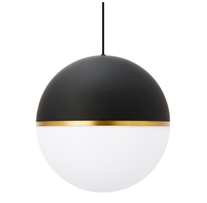 Lampa Wisząca AKOVA - Matte Black & Aged Brass |  Sean Lavin