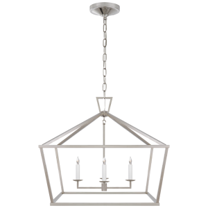 Duża Lampa Wisząca DARLANA 71 x 71cm - Polerowany Nikiel | Chapman & Myers