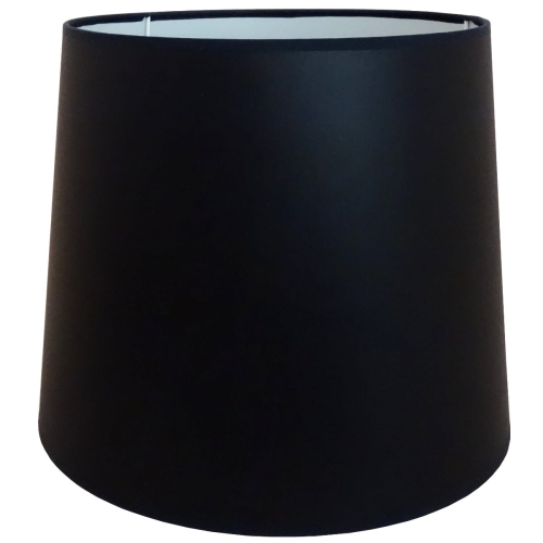 Abażur cylinder gładki czarny