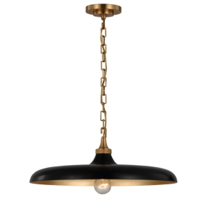 Lampa Wisząca PIATTO Black M - Antyczny Mosiądz | Thomas O'Brien