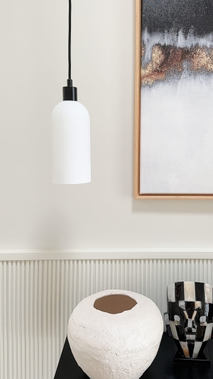 Pojedyncza Lampa Wisząca HUP 1 - Czarny