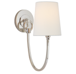 Pojedynczy Kinkiet REED - Polerowany Nikiel | Thomas O'Brien