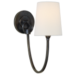 Pojedynczy Kinkiet REED - Brąz | Thomas O'Brien