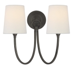 Podwójny Kinkiet REED - Brąz | Thomas O'Brien