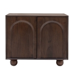 Wąska Drewniana  Komoda LARC