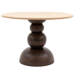 Okrągły Stół Drewniany LARC Ø110cm