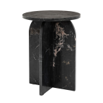 Okrągły Stolik Pomocniczy / Boczny AMALFI - Czarny