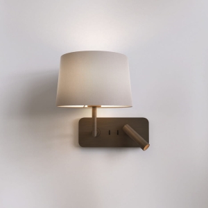 Kinkiet SIDE BY SIDE USB Grande - Brąz