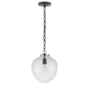 Lampa Wisząca KATIE ACORN - Clear Glass & Brąz | Thomas O'Brien 