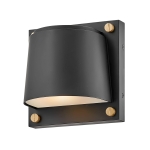 Zewnętrzna Lampa Naścienna LOUIS - Czarna