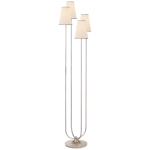 Lampa Stojąca / Podłogowa MONTREUIL - Oksydowane Srebro | AERIN 