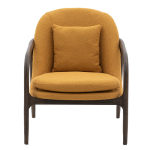 Dębowy Fotel ALEGRO - Ochre