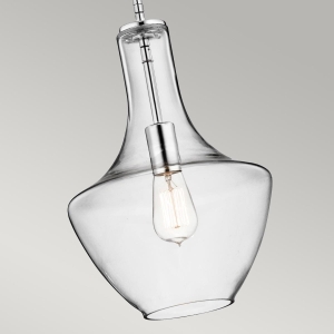 Lampa Wisząca BARELL  M - Chrom