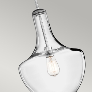 Lampa Wisząca BARELL  L - Chrom