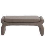 Ławka Tapicerowana NAFYA Boucle Brown