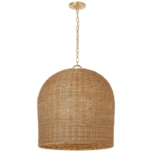 Rattanowa Lampa Wisząca NANCY XL | Marie Flanigan 