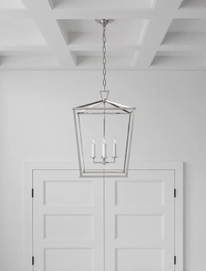 Lampa Wisząca DARLANA L - Polerowany Nikiel | Chapman & Myers