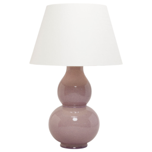 Duża Lampa Stołowa GLAZED - Dusky Rose