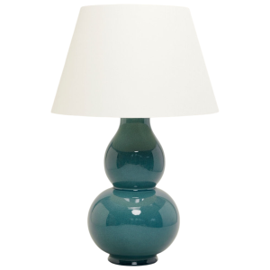 Duża Lampa Stołowa GLAZED - Turquoise 