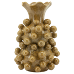 Duży Wazon Dekoracyjny BUBBLE - Mustard