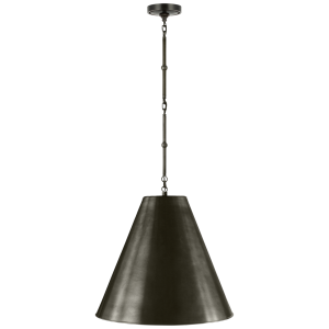 Stożkowa Lampa Wisząca GOODMAN M BRĄZ | Thomas O'Brien 