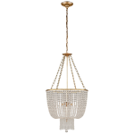 Lampa Wisząca JACQUELINE Clear Glass - Antyczny Mosiądz | AERIN