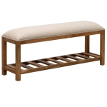 Drewniana Ławka Tapicerowana TAPISSERIE