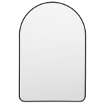 Zaokrąglone Lustro LUMINIS - Czarne