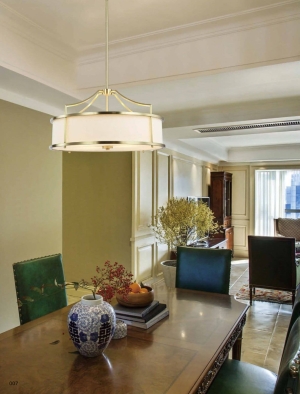 Lampa Wisząca HILTON II Gold L 