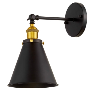 Metalowy Ruchomy Kinkiet RENDAL No.1 Black