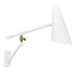 Metalowy Ruchomy Kinkiet RUNNAS - White
