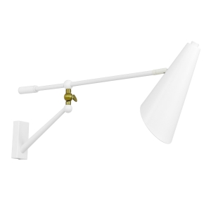 Metalowy Ruchomy Kinkiet RUNNAS - White