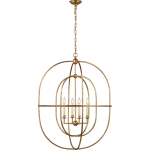 Duża Lampa Wisząca DESMOND - Złoto |  Chapman & Myers