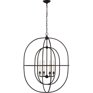 Duża Lampa Wisząca DESMOND - Postarzane Żelazo |  Chapman & Myers
