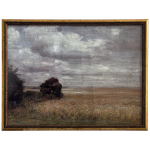 Grafika w Drewnianej Ramie MODERN FARMHOUSE III