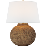 Rattanowa Lampa Stołowa AVEDON - Natural H55cm | Marie Flanigan
