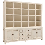 Wysoki Kredens BOOKCASE - Biała Sosna
