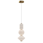 Lampa Wisząca MODULA - Postarzane Złoto