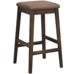 Zestaw Dwóch Hokerów LEATHER - Brown