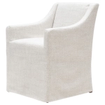 Krzesło Tapicerowane z Podłokietnikami CORIZONE Loose - Antique White