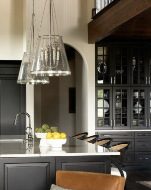 Duża Lampa Wisząca REESE XL - Polerowany Nikiel