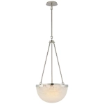 Lampa Wisząca MELANGE - Polerowany Nikiel & Alabaster
