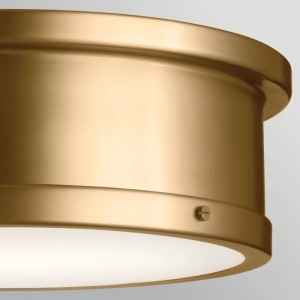 Plafon SERCA L - Szczotkowany Mosiądz