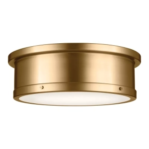 Plafon SERCA L - Szczotkowany Mosiądz